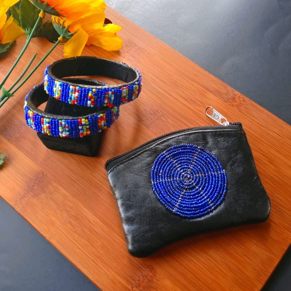 3PC Beautiful African Maasai Beaded Jewelry Set